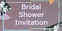 Bridal Shower Invitation Poems