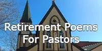 Retirment Poems For Pastors