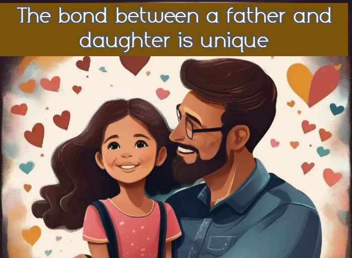 The bond between a father and daughter is unique