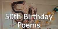 50th Birthday Poems