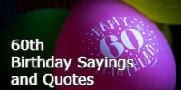 60th Birthday Sayings & Quotes