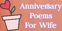 Anniversary Poems For Wife