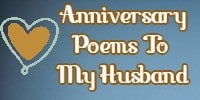 Anniversary Poems To My Husband