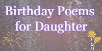 Birthday Poems for Daughter