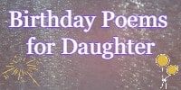 Birthday Poems For Daughter