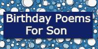 Birthday Poems For Son