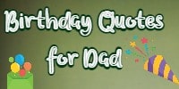 Birthday Quotes For Dad