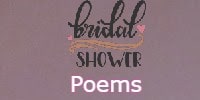 Bridal Shower Poem