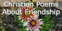 Christian Poems About Friendship