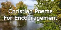 Christian Poems For Encouragement