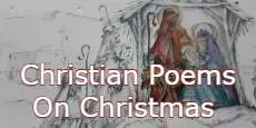 Christian Poems On Christmas