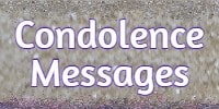 condolence messages