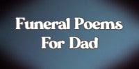 Funeral Poems For Dad