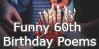 Funny 60th Birthday Poems