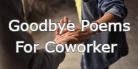 Goodbye Poems For Coworker
