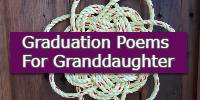Graduation Poems For Granddaughter