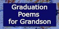 Graduation Poems For Grandson