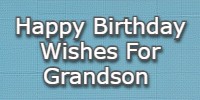 Happy Birthday Wishes For Grandson