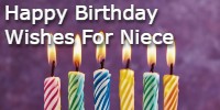 Happy Birthday Wishes For Niece