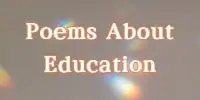 Poems About Education