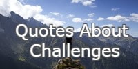 quotes about challenges