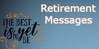 retirement messages