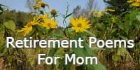Retirement Poems For Mom