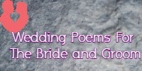Wedding Poems For The Bride and Groom