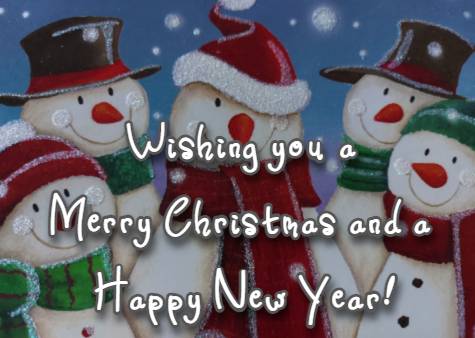 Wishing you a Merry Christmas and a Happy New Year!